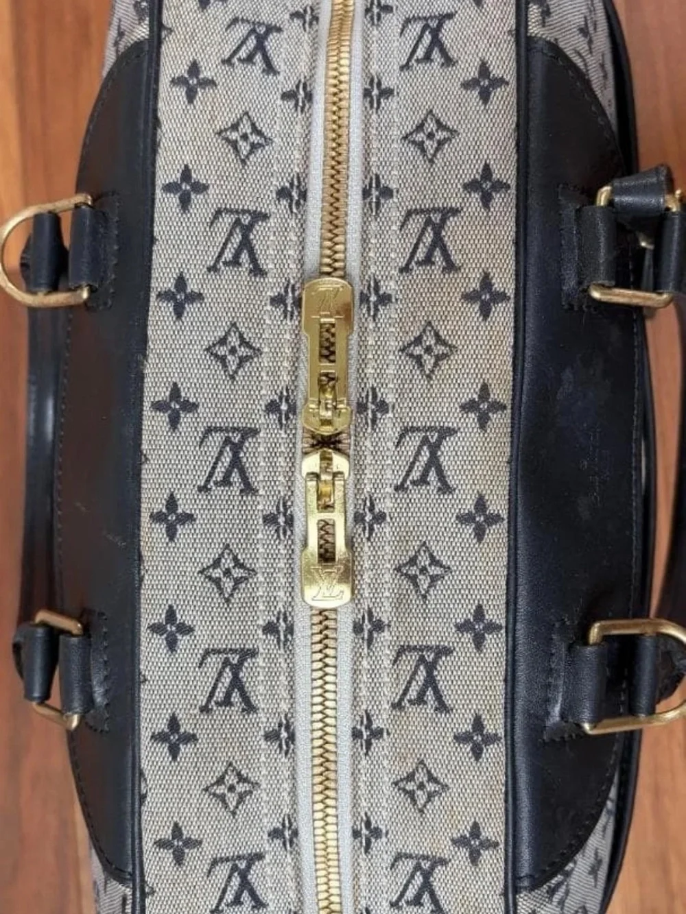 Louis Vuitton Monogram Canvas Travel Bag - Gray & Black